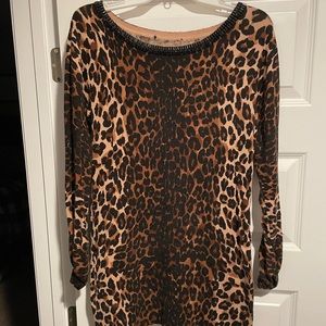 Cheetah Print Tunic